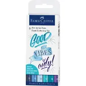 Faber-Castell tekenstift - Pitt Artist Pen - Handletteringset - Good Vibes Only - 6 delig - FC-267123