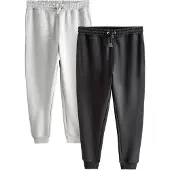Next Broek grijs gemêleerd / zwart