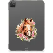 B2Ctelecom Back Case voor iPad Pro 11 (2024) Paard