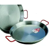 Generique Poêle à paella valence 36 cm en acier poli - Garcima - Argent - Acier