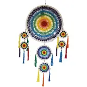 Ancient Wisdom Extra grote Dromenvanger - Levendige Regenboog - 125x51cm