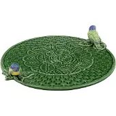 Bordallo Pinheiro Strawberries Dienblad 37 Cm - Overige borden & schotels Aardewerk Green - 65011879