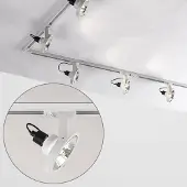 LumenXL 1-fase railsysteem van 3 meter met AR111 Beam spots