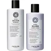 Maria Nila Sheer Silver Luxe Care Set - 350+300ml