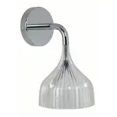 Kartell Design wandlamp É, helder / transparant, Woon-/ Eetkamer, Kunststof, Design, Wandlamp design