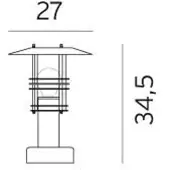 Norlys Buitenverlichting , Metallic, Terras, Aluminium