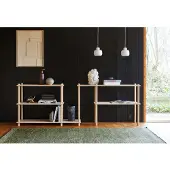 Woud Stone hanglamp small zwart