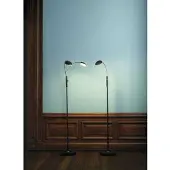 Halo Design Vloerlampe , dimbare, Goud / Messing, Woonkamer, Metaal