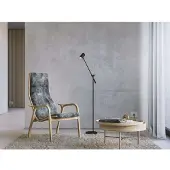 BELID Vloerlampe , Zwart, Woonkamer, Metaal
