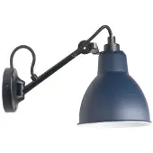 Lampe Gras Wandlampe , Blauw, Woonkamer, Metaal