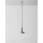 Santa & Cole Arne S Domus Hanglamp Aluminium Grey | 1-10V