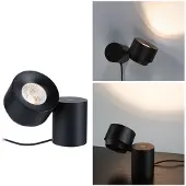 Paulmann LED-tafellamp 3-Step-Dim Pane 2700K 300lm 3W Zwart