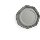 Lampe Gras Wandlampe , Zwart, Woonkamer, Metaal