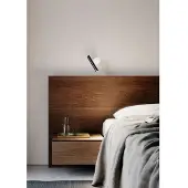 Luce Plan Wandlampe , Wit, Woonkamer, Aluminium