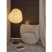 Ferm Living Kurbis vloerlamp high Natural-black