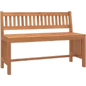 vidaXL Tuinbank 110 cm massief eucalyptushout