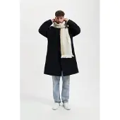Alpaca Loca Slim Double Scarf Beige / White