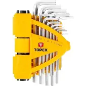 Topex inbusset met houder 13 delig