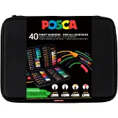 Posca Gift Case Marker Pen 40 Units Veelkleurig Kinderen