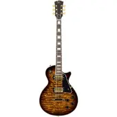 SX Elektrische gitaar - EH3-DS - LP Custom Style - Set Neck - 2x Humbucker - Quilted Maple Top - Sunburst