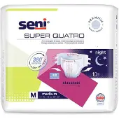 Seni Super Quatro Medium - 6 paquets de 10 protections