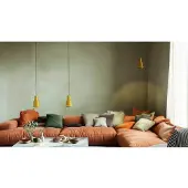 DCW éditions Hanglampe , Geel, Woonkamer, Metaal
