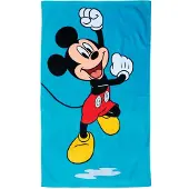 Disney Mickey Mouse Strandlaken, Blue - 70 x 120 cm - Katoen
