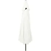 vidaXL Tuinparasol Zand 394 x 394 x 248 cm Polyester en Staal