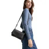 Tom Tailor schoudertas Marlow Flap Bag No Zip Black zwart