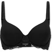 Schiesser BH ' Unique Cotton ' zwart