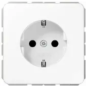 JUNG CD1520BFKIWW Wandcontactdoos met randaarde Inzetstuk 1-voudig Alpine-wit 1 stuk(s)