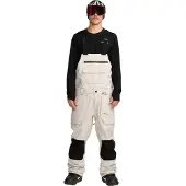 Volcom - Skibroeken - Roan Bib Overall Stone voor Heren - Maat S - Beige