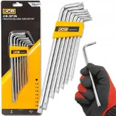 JCB - TORX-sleutelset - L-vormig - Extra lang - Cr-V