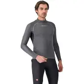 Castelli Flanders 2 Lange Mouw Ondershirt Grijs Zwart, Maat M