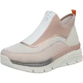 Rieker Sneakers hoog ecru / rosa / oudroze / wit
