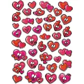 Herma Stickers Hartjes met ogen stone - 10 stuks