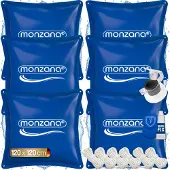 Monzana Zwembadkussen XL 6 stuks - Chloorbestendig PVC – Blauw