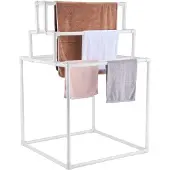 Vevor PVC handdoekhouder 8 stangen buiten