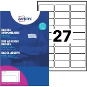 Avery Naambadge etiket l4784-20 63.5x29.6mm 540st | 5 stuks