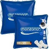 Monzana 2x Zwembadkussen XL - 120x120cm Chloorbestendig PVC – Blauw