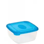 PLAST TEAM Polar Box 1,5L Vierkante Voedselcontainer - 17x17x8,3cm