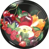 Browin 10x Zwarte Vruchten Deksel 66mm voor Potten -