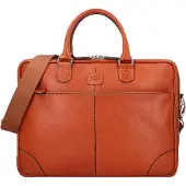 Bric's Life Pelle Briefcase Leder 38 cm Laptopcompartiment bruin