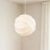 LumenXL Minimalistische hanglamp Soie in zijde-look