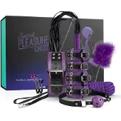 Secret Pleasure Chest - Purple Apprentice - SM - BDSM - Set - Sex Toys voor Mannen en Vrouwen - Erotische Cadeauset