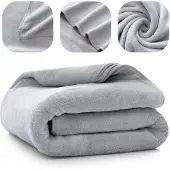 IBEN Sneldrogende Microvezel Handdoek 50x90cm Grijs