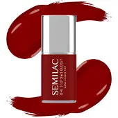 Semilac 3in1 One Step Glossy Gel Nagellak 7 ml S575 Dark Red