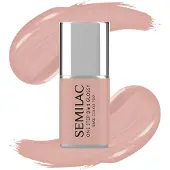 Semilac 3in1 One Step Glossy Gel Nagellak 7 ml S450 Light Peach