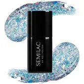 Semilac UV Nagellack Gel Nagellak 7 ml 611 Violet Night