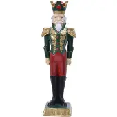 Décoris Notenkraker poly l6,20b8h23 cm groen